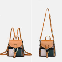 Mochila De Piel PU Pequeña Para Mujer Estilo Retro Cuadros Calidad Superior Viaje Mochila Escuela Bolsa De Hombro Moda - details 18