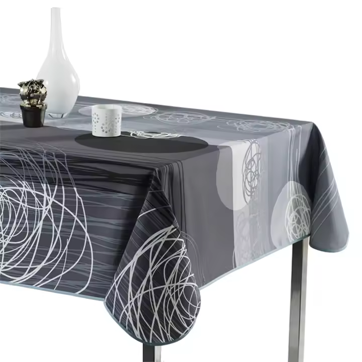 ARTEMANTEL Mantel Antimanchas MODERN GREY de poliéster para mesa rectangular o redondo - 1