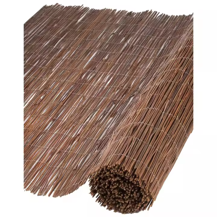 Nature Valla cañizo de jardín de sauce 1x3 m 10 mm de grosor - 1