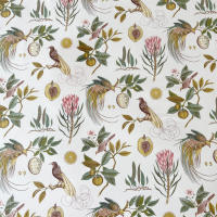 Juego de Sábanas Algodón Estampado Exótico Pájaros – Alo Home - details 1