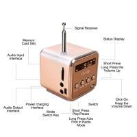 Mini Radio Portátil Recargable FM Con Bluetooth Voz Adecuado Para Computadora Móvil MP3 Musica Características Especiales - details 3