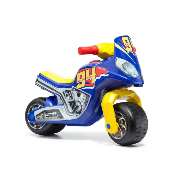 Correpasillos Moto Cross race azul 64 cm (Molto 18223) - 1