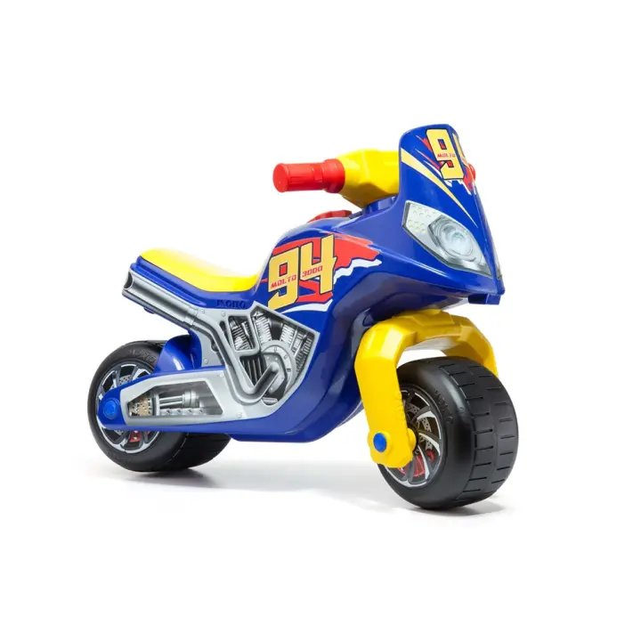 Correpasillos Moto Cross race azul 64 cm (Molto 18223) - 1