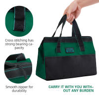 Bolsa De Herramientas AIRAJ De 13 Pulgadas Gran Capacidad De Apertura Superior Para Electricistas Carpinteros Y Fitters - details 3