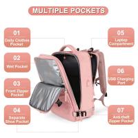 Mochila de viaje de artículo personal para mujer Aerolínea aprobada llevar en la mochila Vuelo aprobado Mochila impermeable de equipaje deportivo Mochila casual Mochila pequeña mochila de senderismo - details 2