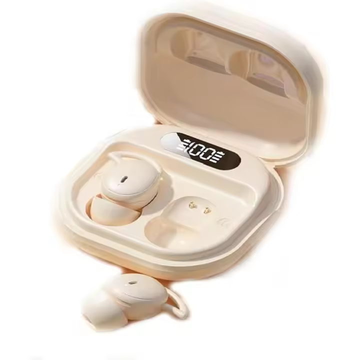 ZC Nuevos auriculares para dormir M72 con Bluetooth 5.3, inalámbricos, intrauditivos, miniauriculares invisibles para dormir de lado, sin presión en los oídos, graves potentes y sorprendentes - 1