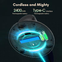Aspiradora Portátil Sin Cable 5000PA Potente Para Cama Con Filtro HEPA Y Eliminación De Pulgas Con Luz UV Limpieza Doméstica - details 7