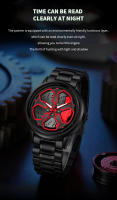 Reloj De Hombre Original Rotativo En Acero Inoxidable Estilo Deportivo Y Moda Negro Resistente Al Agua Y Al Choque Movimiento De Cuarzo Reloj Top Para Hombres - details 7