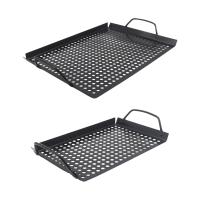 Plato De Barbacoa Con Manos a Prueba De Adherencia Para Asar Y Cocinar Al Aire Libre Y Interior Plataforma De Sazón Nonstick Para Camping - details 0