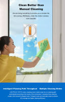 Robot Limpiador de Ventanas Liectroux YW710, Doble Rociador de Agua, Succión de 2500Pa, Bajo Ruido, Rueda Guía de 360°, Control Remoto y por Aplicación, Color Blanco - details 6