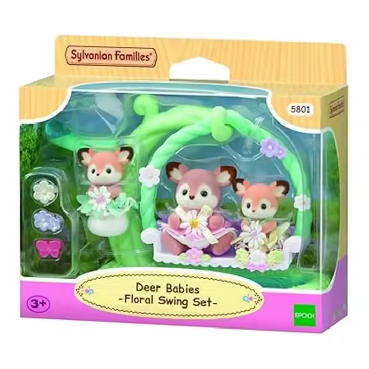 Sylvanian Families 5801 bebés ciervo en el columpio 05801 - 1