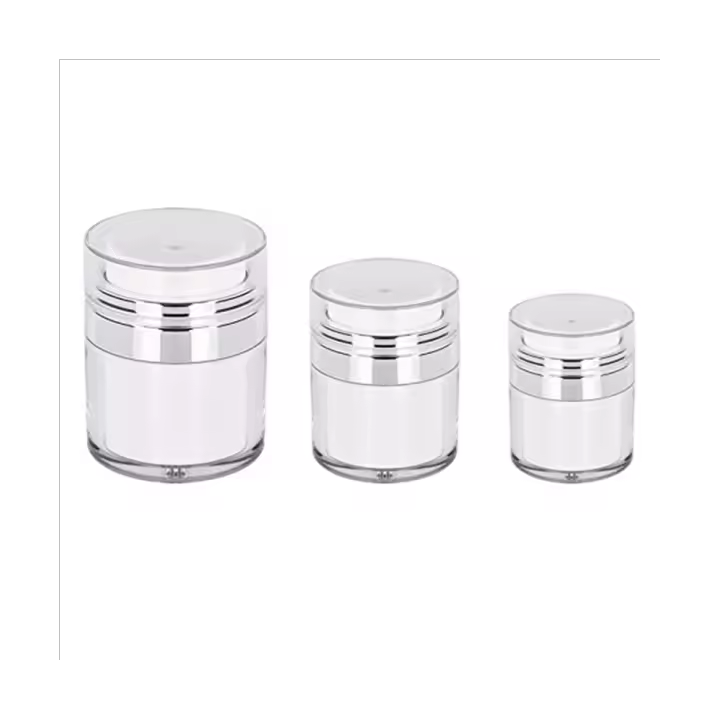 Botella de vacío con bomba sin aire, dispensador portátil de loción, cremas de maquillaje, contenedor de viaje, 3 unidades, 15/30/50Ml - 1