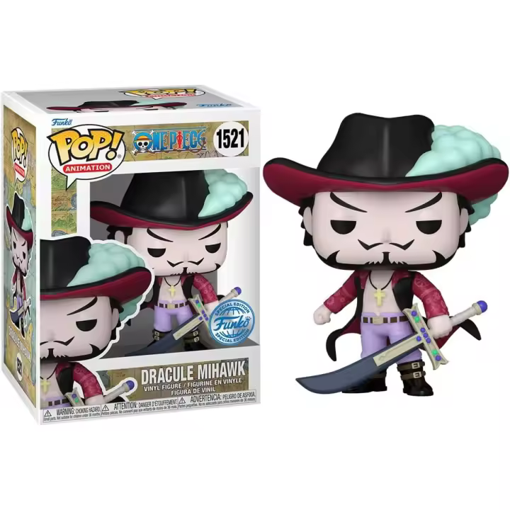 Funko pop Dracule Mihawk 1521 One Piece - 1