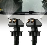 Boquilla De Lavado De Parabrisas Doble Agujero Para Mayoría De Modelos De Coches Boquilla De Reparación De Limpieza De Parabrisas - details 0