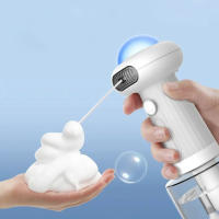 Dispensador De Espuma Automático En Forma De UFO USB Recargable Para Mascotas Perros Y Gatos Con Máquina De Espuma Eléctrica - details 2