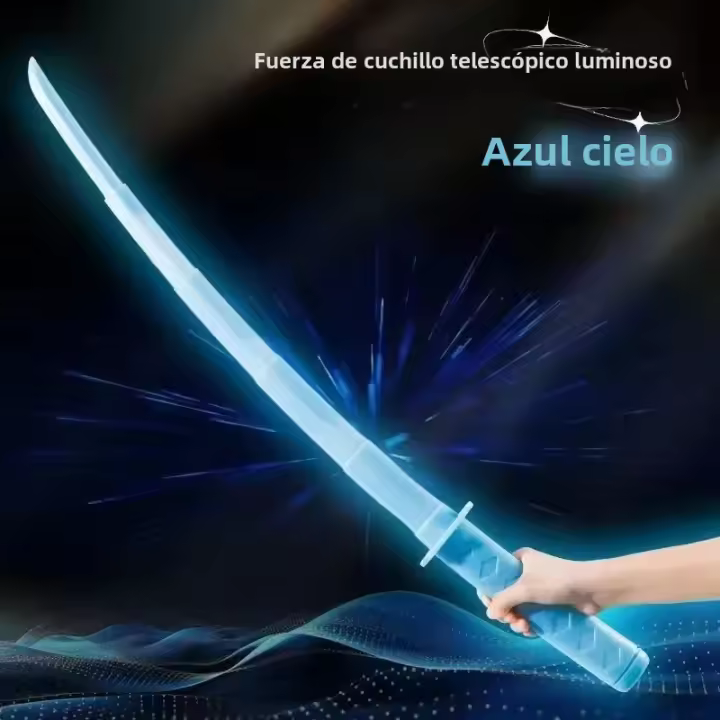 2 Pcs Espada Samurai Telescópica Juguete De Gravedad 3D Espada Retráctil Modelo De Katana Creativo Descompresión Juguete Tricky - 1