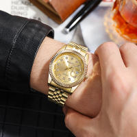 Reloj De Cuarzo Para Hombre De Marca Premium Calidad Superior Relojes De Pulsera De Acero Completo Moda Y Casual Sin Resistencia Al Agua - details 8