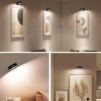 Lámpara De Pared LED Magnética Con Control Remoto Luz De Exposición De Arte RGB De 13 Colores Montaje En Pared Regulable - details 6