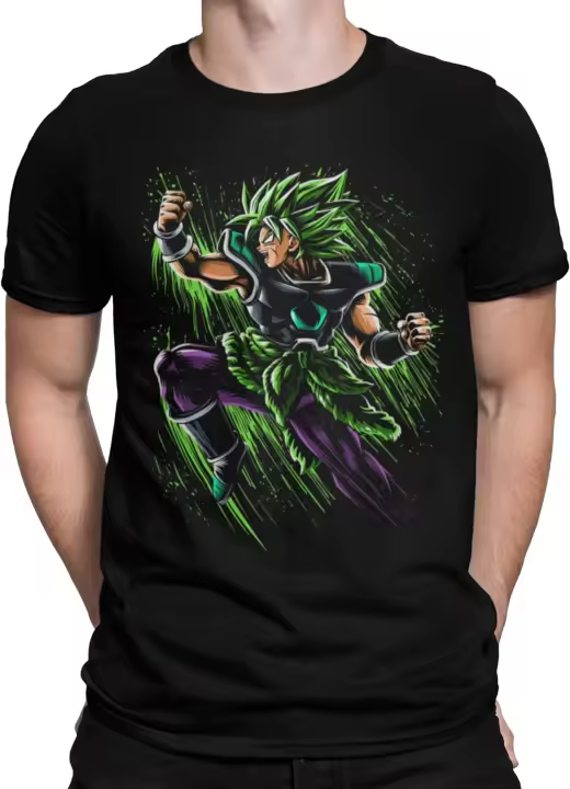 Camisetas 4013 broly Attack Splatter (albertocubatas) - 1