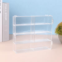 Caja De Almacenamiento Para Coches a Escala 1:64 Con 8 Ranuras Transparentes Protector Contra Polvo Para Colección De Juguetes - details 5