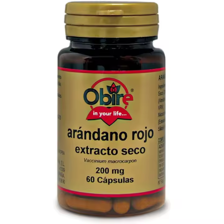 OBIRE ARANDANO ROJO EXT. SECO 200 MG 60 CAPSULAS - 1