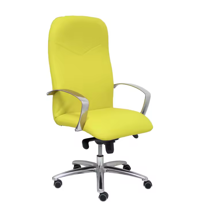 Sillón de Dirección Ergonómico Regulable en Altura Piqueras Y Crespo Amarillo - 1