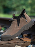 Botas De Seguridad Para Hombres Botines Indestructibles Con Punta De Acero Resistente a Perforaciones Botas De Trabajo Al Aire Libre - details 10