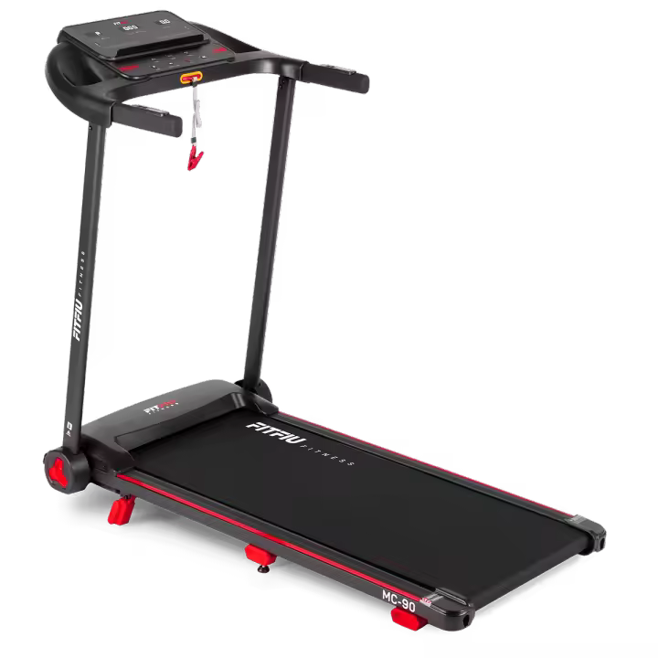FITFIU Fitness MC-90 - Cinta de correr Plegable, con Inclinación, Pantalla LCD Multifunción, Conectividad con App (Zwift, Fitime, Kinomapp), Peso Máx. 100kg, Caminadora para el Hogar/ Oficina - 1