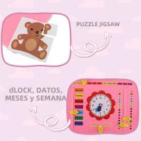 Tablero de Fieltro Educativo para Niños - Juguete DIY de Aprendizaje Temprano, Montessori, Tablero Ocupado para Bebés y Preescolar - details 8