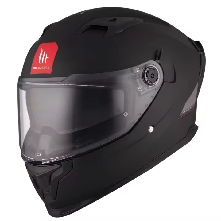 Casco de Moto Integral MT Helmets Braker SV Solid Negro Mate - 1