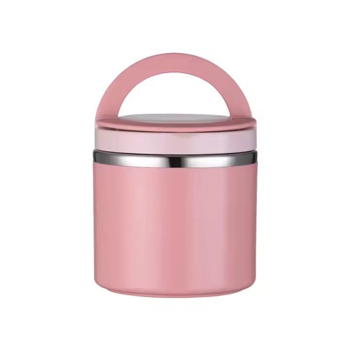 Termo Insulada De Acero Inoxidable 630/1000ML Juego De Alcaderzo Portátil Contenedor Térmico Para Sopa Y Comida Bento Ecológico - 1