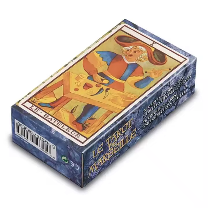 Fournier Cartas de Tarot de Marsella - Ojos de Luna Esoterismo | Incluye Libreto de Significados - 1