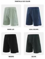 Shorts De Running Para Hombre Verano Deporte Gimnasio Entrenamiento Ropa Deportiva Transpirable Elástica Para Exterior - details 1