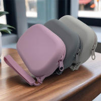 Monedero De Silicona Pequeño Bolsa De Almacenamiento Oval Para Monedas Tarjetas Auriculares Llaveros Portátil Para Bolso De Mano - details 8