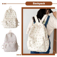 Mochila Floral De Moda Para Estudiantes Y Niñas Con Correas Ajustables Y Gran Capacidad Bolsa De Viaje De Nylon Para Mujeres - details 0