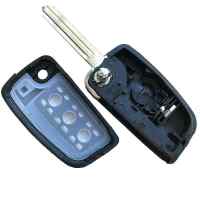 Banner - Carcasa mando llave de coche 3 botones compatible con Nissan negro
