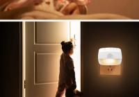Lámpara Nocturna LED Con Sensor De Movimiento Para Niños Decoración De Dormitorio Pasillo Y Escaleras WC Lámpara Nocturna Para El Lado Del Cama EU US Plug - details 12