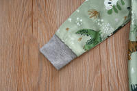IURNXB Traje De Bebé Con Saltarín Para Niño Recién Nacido Estampado De Animal De Dibujos Animados Suéter Infantil Romper Primavera Otoño 0-18M Talla True Fit Cuello Redondo Cierre Simple - details 2