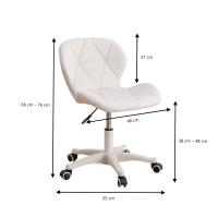 LUTODY - Silla oficina giratoria, Escritorio, Gaming, Regulable, Asiento polipiel cuero sintético, Despacho escritorio, Estilo nórdico ergonómico - details 12