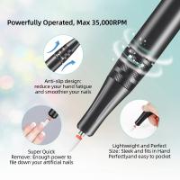 Máquina De Uñas Eléctrica 35000RPM Con Conjunto De Corte De Polvo Para Manicura Y Gel Pintura Sin Cable Herramienta De Pelos De Uñas - details 13