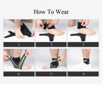 Calcetines de compresión para tobillo, para correr, baloncesto, deportes al aire libre, para hombre, mangas para pies y rodilleras. - details 5
