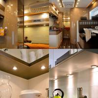 Foco Led Interior de 6 UDS, 12V, 3W, Luz empotrable de techo para RV, Camper, Van, CARAVAN, Barco, fresh Blanco - details 0