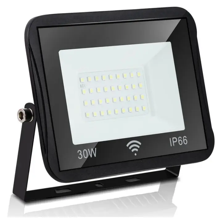 30W LED floodlight Black motion sensor Warm white 3000K - 1