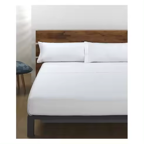 Juego de Sábanas Blancas para Hotel 100% Algodón Natural Sibiles TC00006 - 1