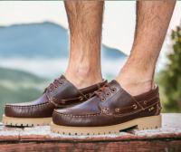 Náutico para Hombre Urban Jungles Modelo 3000 Rojizo con Suela Caramelo Fabrticado en España - details 0