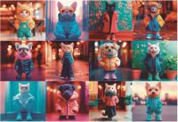 Educa Puzzle 200 piezas  Animales de Moda Medidas: 40 x 28 cm Educa 20219 - details 1
