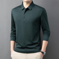 Camisa Polo Para Hombre Casual Larga Con Insignia Color Sólido Moda Transpirable Cómoda Versátil Top Para Negocios - details 10