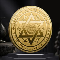 Moneda De Plata Y Oro En Forma De Pirámide Griega Antigua Regalo De Navidad Dedicado a La Diosa Solar Egiptia Yanhou Medalla Commemorative Lucky - details 5