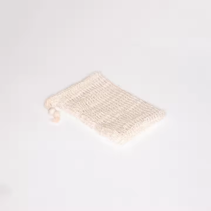 The Organic Republic Bolsa de Sisal Tejido Vegetal 100% Biodegradable para Jabones y Champús Sólidos - 1