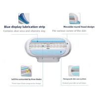 Afeitadora Manual Para Mujer Con 3 Capas Para Eliminación De Vello Sensible En Axilas Y Zona Intima Herramienta De Afeitar Sin Electrónica - details 2